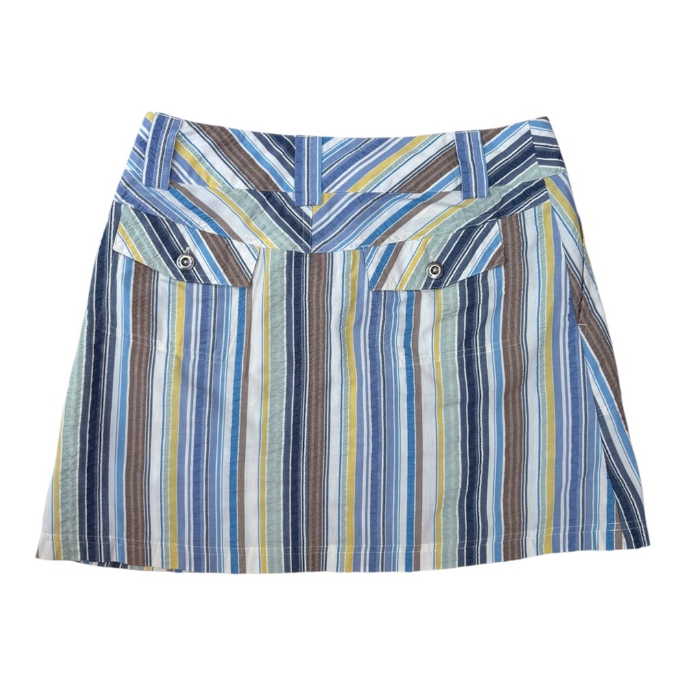 Patagonia Women’s 6 “Netty” Retro Striped Lightweight Mini Skirt With Pockets - Picture 7 of 9
